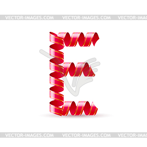 Festive alphabet - vector image