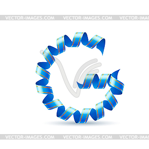 Festive alphabet - vector clip art