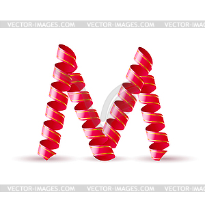 Festive alphabet - vector clipart