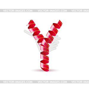 Festive alphabet - vector image