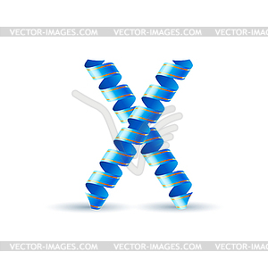 Festive alphabet - vector clipart / vector image