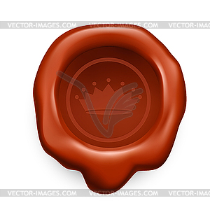 Sealing wax - vector EPS clipart