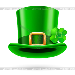 Green hat - vector clip art