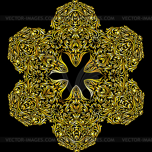Pattern gold - vector image