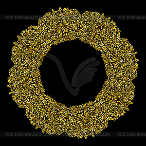 Pattern gold - vector clipart