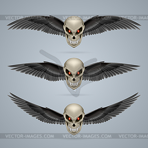 Mutant skull - vector EPS clipart