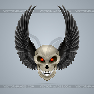 Mutant skull - vector image
