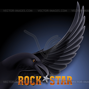 Rock star - vector clip art