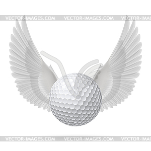 Flying ball - stock vector clipart