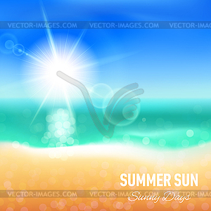 Summer background - vector clip art