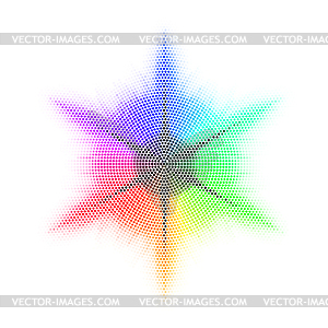 Mosaic. Rainbow - vector clipart