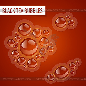 Bubbles for drink - vector clipart