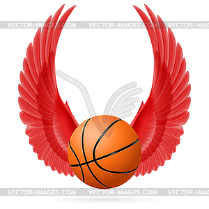 Wings inspiring - stock vector clipart