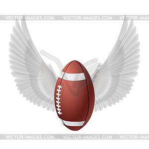 Flying ball - vector clipart