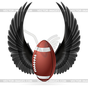 Flying ball - vector image