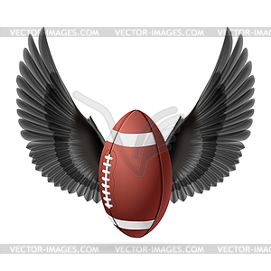 Flying ball - royalty-free vector image