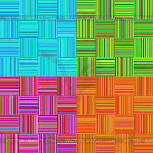 Set striped seamless texture - stock vector clipart