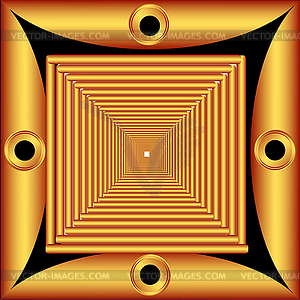 Corridor of frames - royalty-free vector image