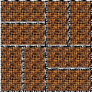 Seamless patterned texture of frames - vector clip art