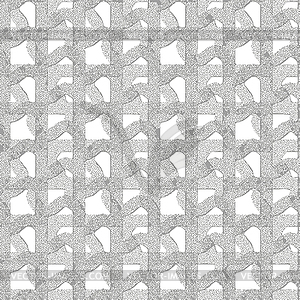 Seamless patterned mask grid - vector image