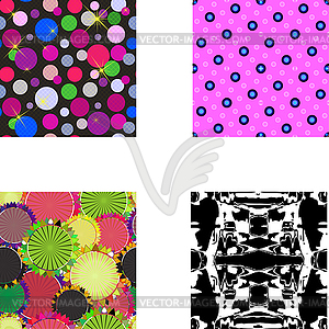 Set of seamless textures - vector image