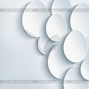 Стильный абстрактный фон с пасхальное яйцо - векторизованное изображение клипарта