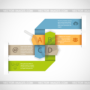 Arrow infographics design - vector image