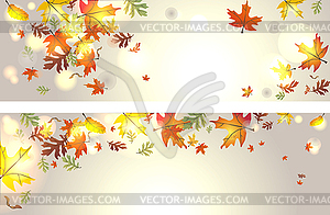 Autumnal background - vector image