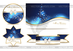noble Christmas background - stock vector clipart