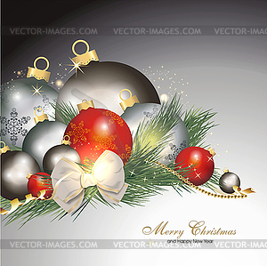 Noble Christmas background - vector EPS clipart