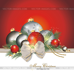 Noble Christmas background - vector image