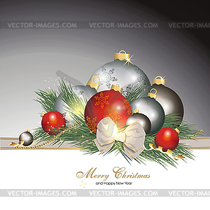 Noble Christmas background - vector clipart