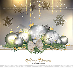 Noble Christmas background - vector image