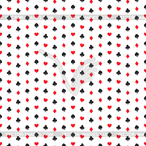 Полная картина карточных мастей, бесконечные фон ч - изображение в векторе