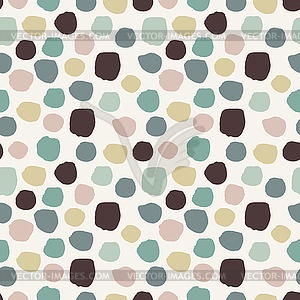 Seamless background with abstract dots, spots - vector image