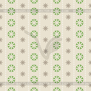 Seamless pattern of flowers - vector clipart / vector image
