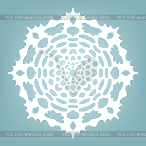 Decorative snowflake f - vector clipart