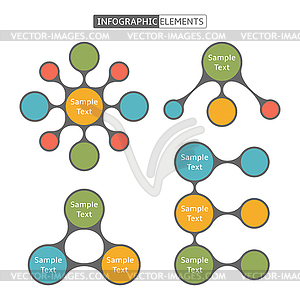 Set of infographics elements - vector clip art