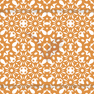 Seamless geometric mandala pattern - vector clipart