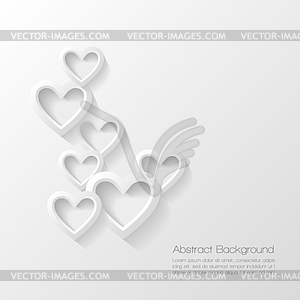 Abstract valentine day background - vector image