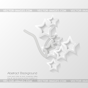 Abstract modern star background - vector image