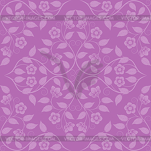 Abstract seamless floral pattern - vector image