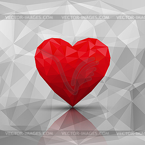 Abstract modern style love background - vector clipart