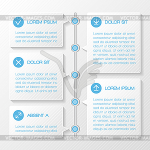 Infographic template banners - vector image