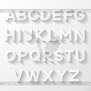 Graphic alphabet set - vector clip art