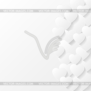 Abstract valentine background - vector image