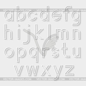 Декоративный алфавит - изображение в векторе / векторный клипарт