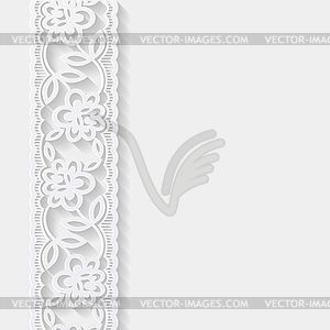 Abstract background with paper floral pattern - royalty-free vector clipart
