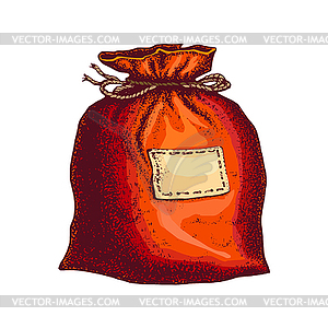 Bag with presents - vector EPS clipart