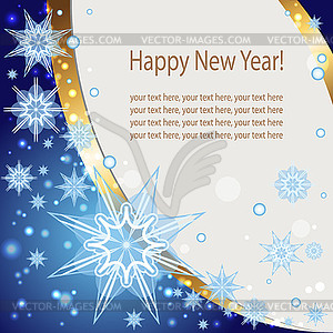 New Year card - vector clip art